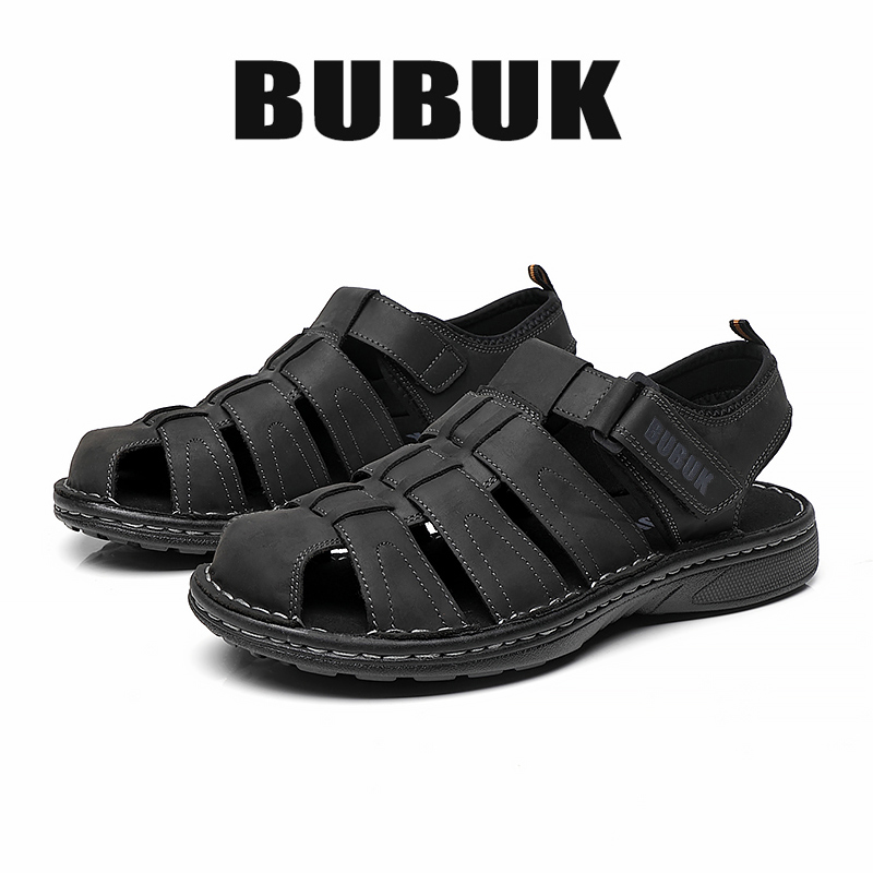Street Fashion Walking - รองเท้าแตะสไตล์สตรีทแบบปิดนิ้วเท้าแฟชั่นใหม่สำหรับผู้ชายของบูบุก, รองเท้าเดินพื้นรองเท้าทนทานแบบลำลองกันลื่นที่สวมใส่สบาย, รองเท้าฤดูร้อนสำหรับผู้ชาย, รองเท้าลุยน้ำสำหรับผู้ชาย, รองเท้าลุยน้ำ