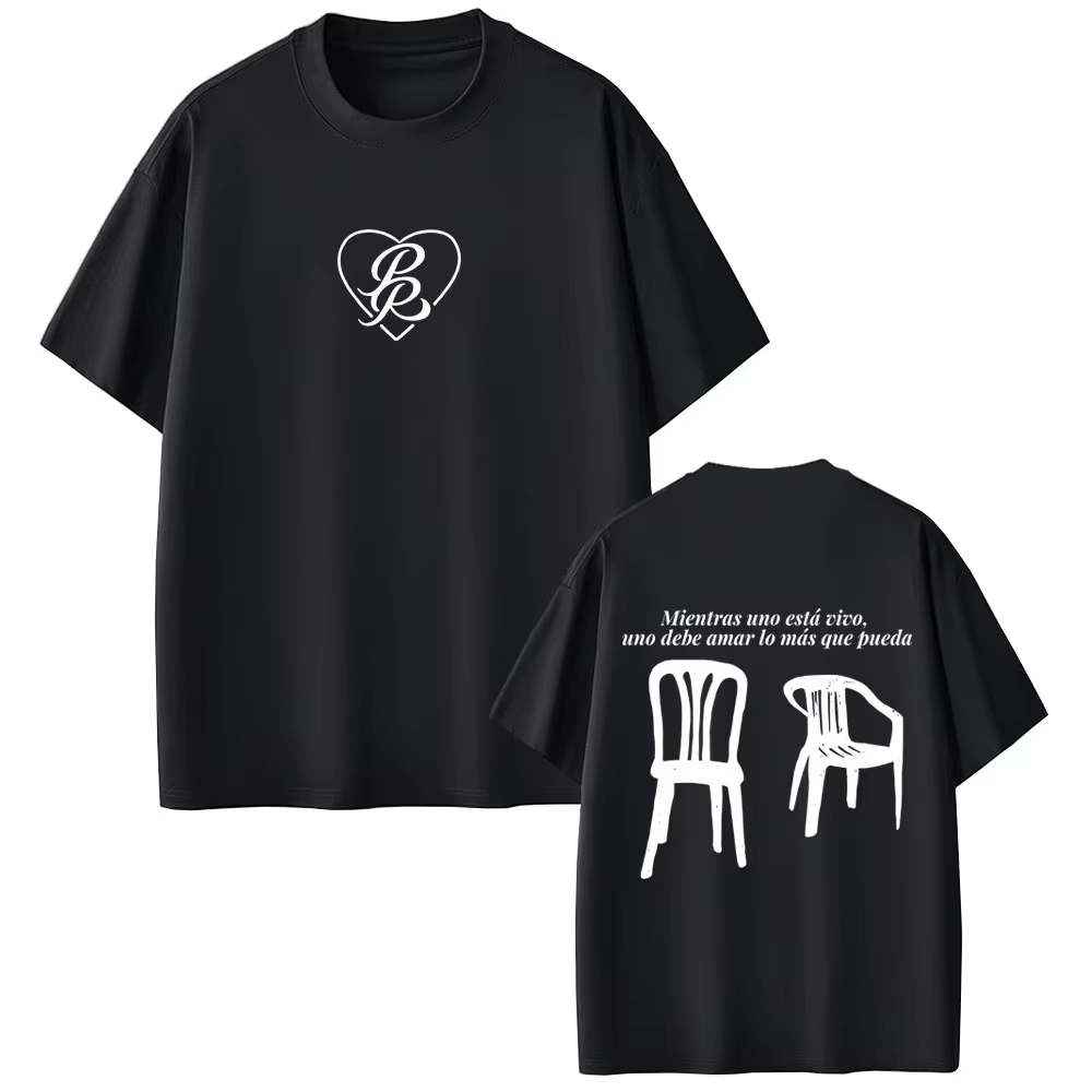 Foto Street Fashion - เสื้อยืดแร็ปเปอร์ Bad Bunny รุ่นขายดีประจำปี 2026 Debi