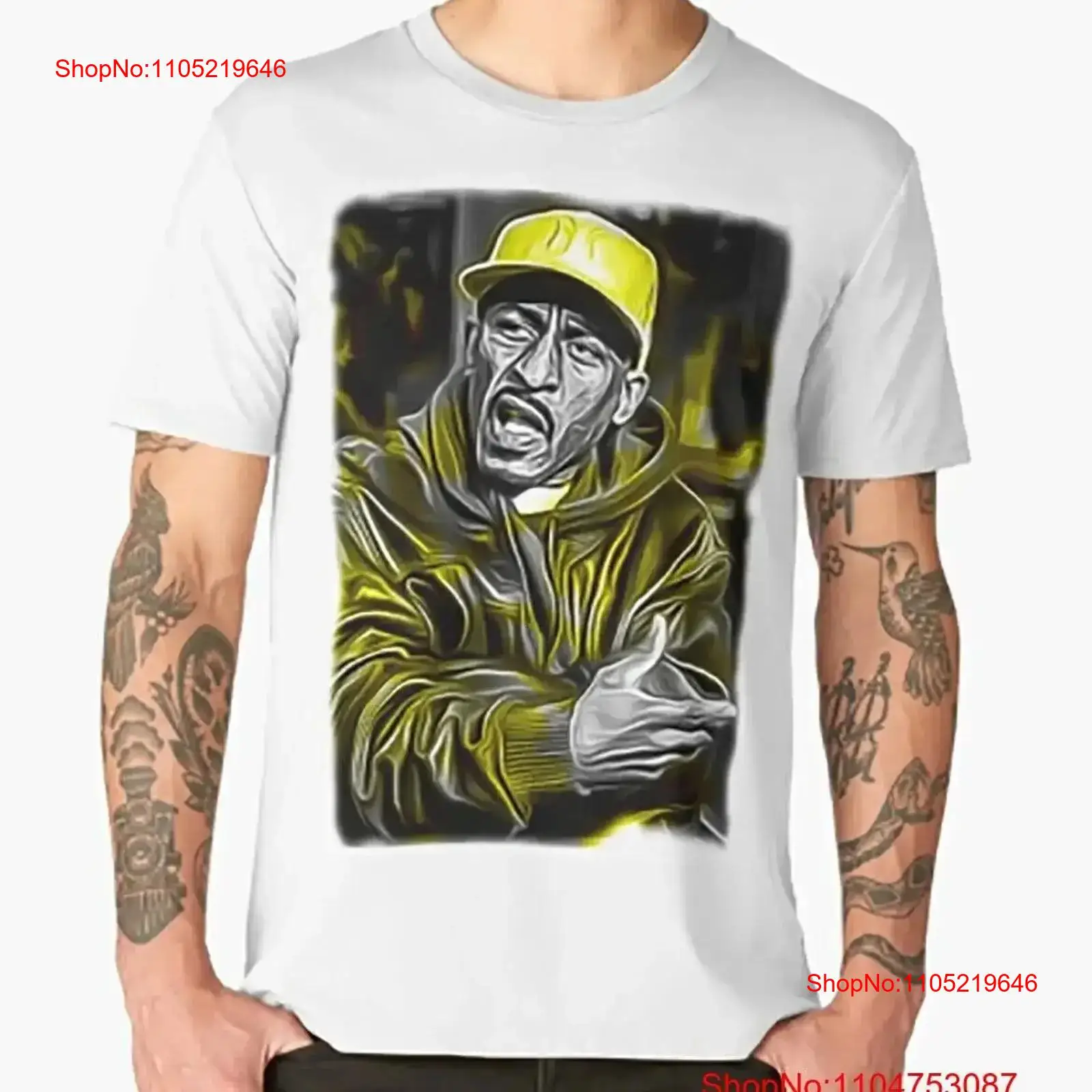 Street Fashion Art - เสื้อยืดราคิม แร็ปเปอร์ คลาสสิก แร็ป ฮิปฮอป วินเทจ