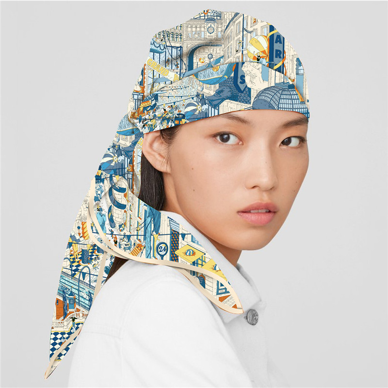 ผ้าพันคอผ้าไหมผู้หญิง City Str - Street Fashion Hijab บทวิจารณ์และราคา