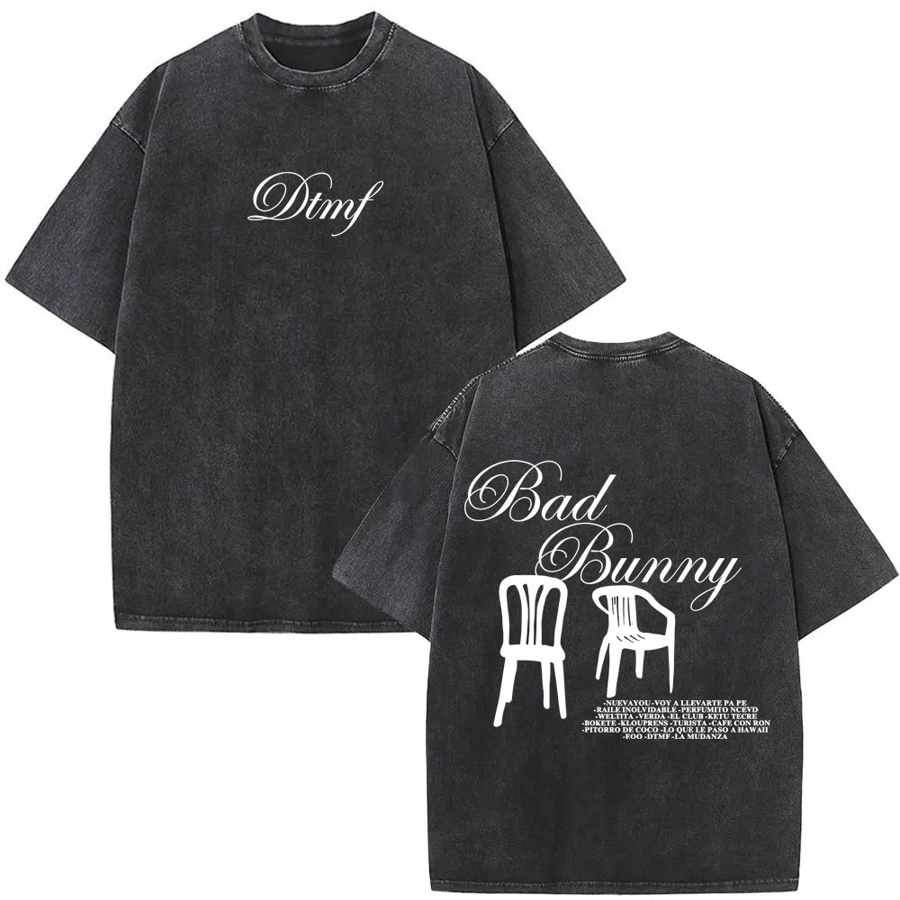 เสื้อยืดแร็ปเปอร์ Bad Bunny ลา - Foto Street Fashion บทวิจารณ์และราคา