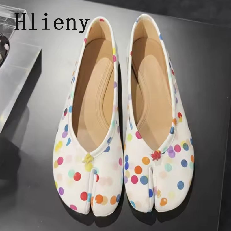 รองเท้าบัลเล่ต์ผู้หญิงลายจุดสี - Street Fashion Walking บทวิจารณ์และราคา