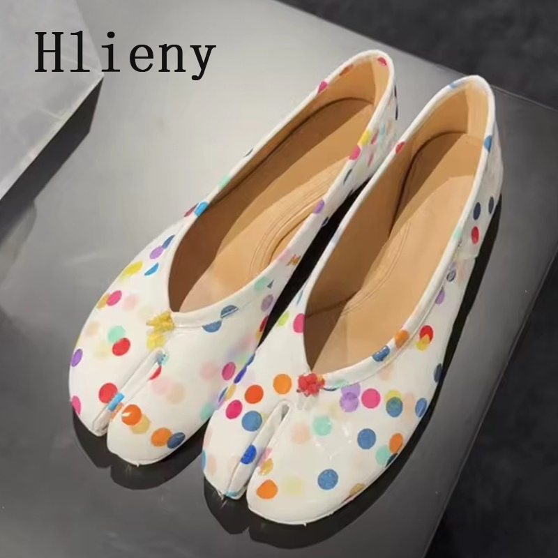 รองเท้าบัลเล่ต์ผู้หญิงลายจุดสี - Street Fashion Walking บทวิจารณ์และราคา