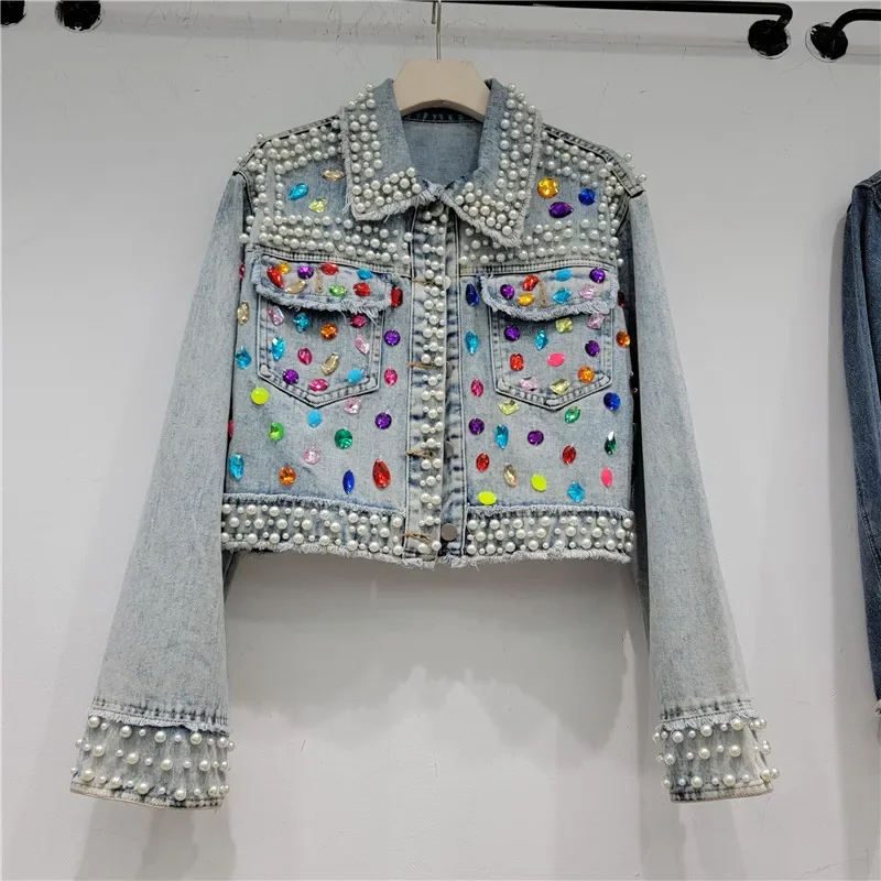 ฤดูใบไม้ร่วงผู้หญิงแฟชั่นเพิร์ - Street Fashion Jeans Women บทวิจารณ์และราคา