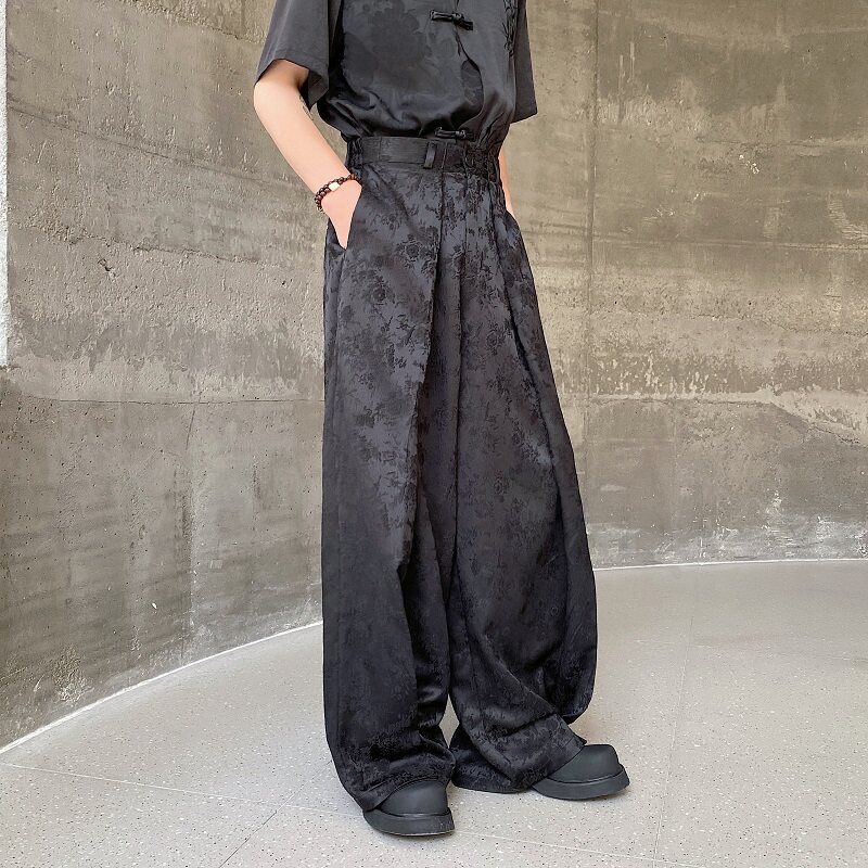 กางเกงขายาวทรงจีนสำหรับผู้ชาย  - Street Fashion In Chinese บทวิจารณ์และราคา