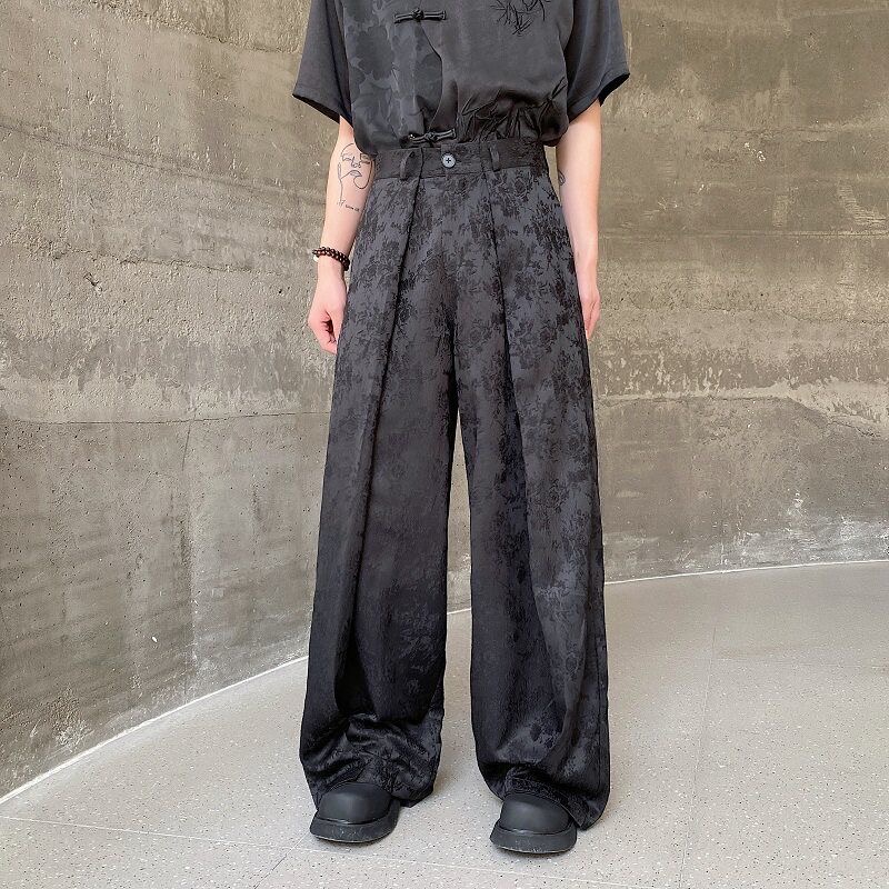 กางเกงขายาวทรงจีนสำหรับผู้ชาย  - Street Fashion In Chinese บทวิจารณ์และราคา