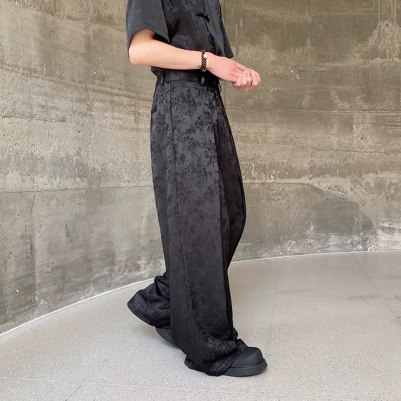 กางเกงขายาวทรงจีนสำหรับผู้ชาย  - Street Fashion In Chinese บทวิจารณ์และราคา
