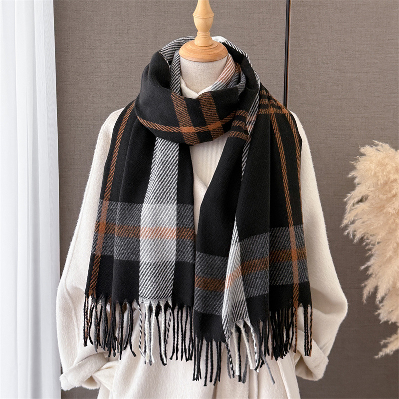 ผ้าพันคอหรูหราลายตาราง แฟชั่นผ - Street Fashion Hijab บทวิจารณ์และราคา