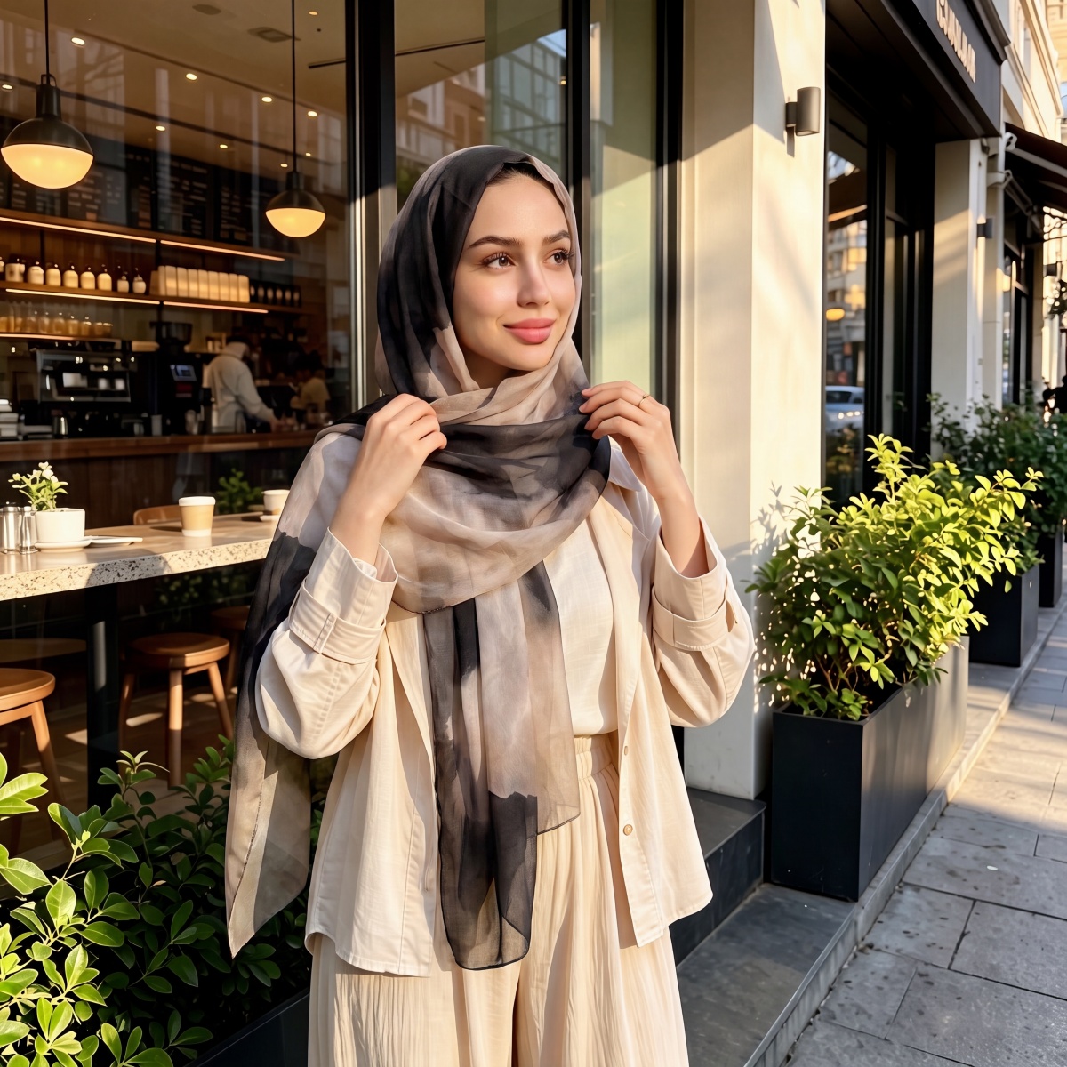 ผ้าพันคอพัชมีนาสำหรับผู้หญิง ร - Street Fashion Hijab บทวิจารณ์และราคา