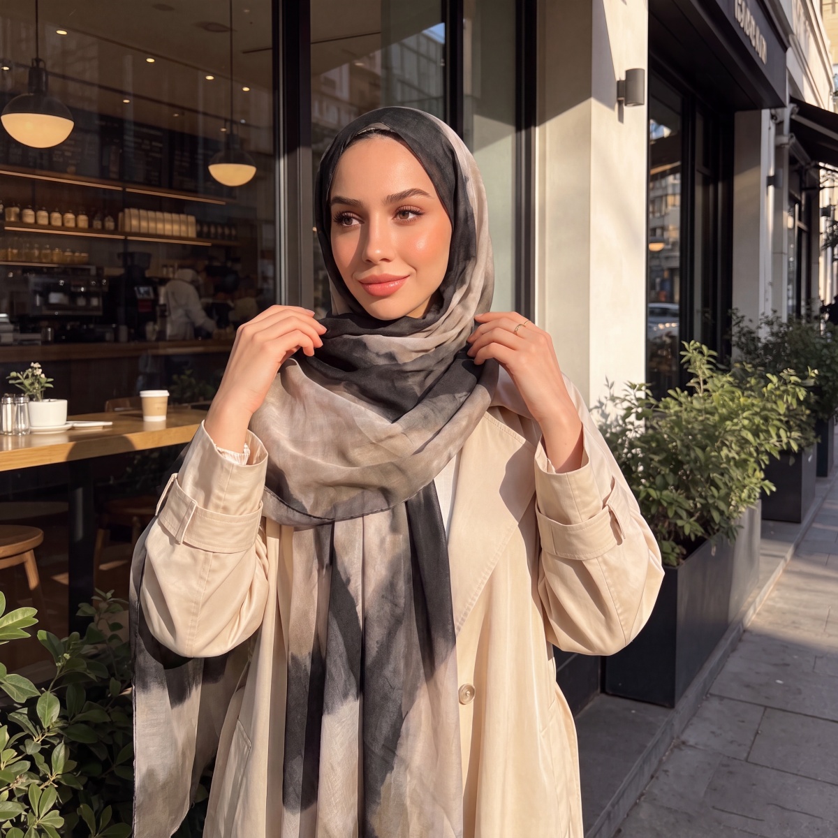 ผ้าพันคอพัชมีนาสำหรับผู้หญิง ร - Street Fashion Hijab บทวิจารณ์และราคา