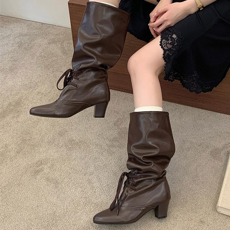 รองเท้าบูทแฟชั่นฤดูหนาวสำหรับผ - Street Fashion Lady บทวิจารณ์และราคา