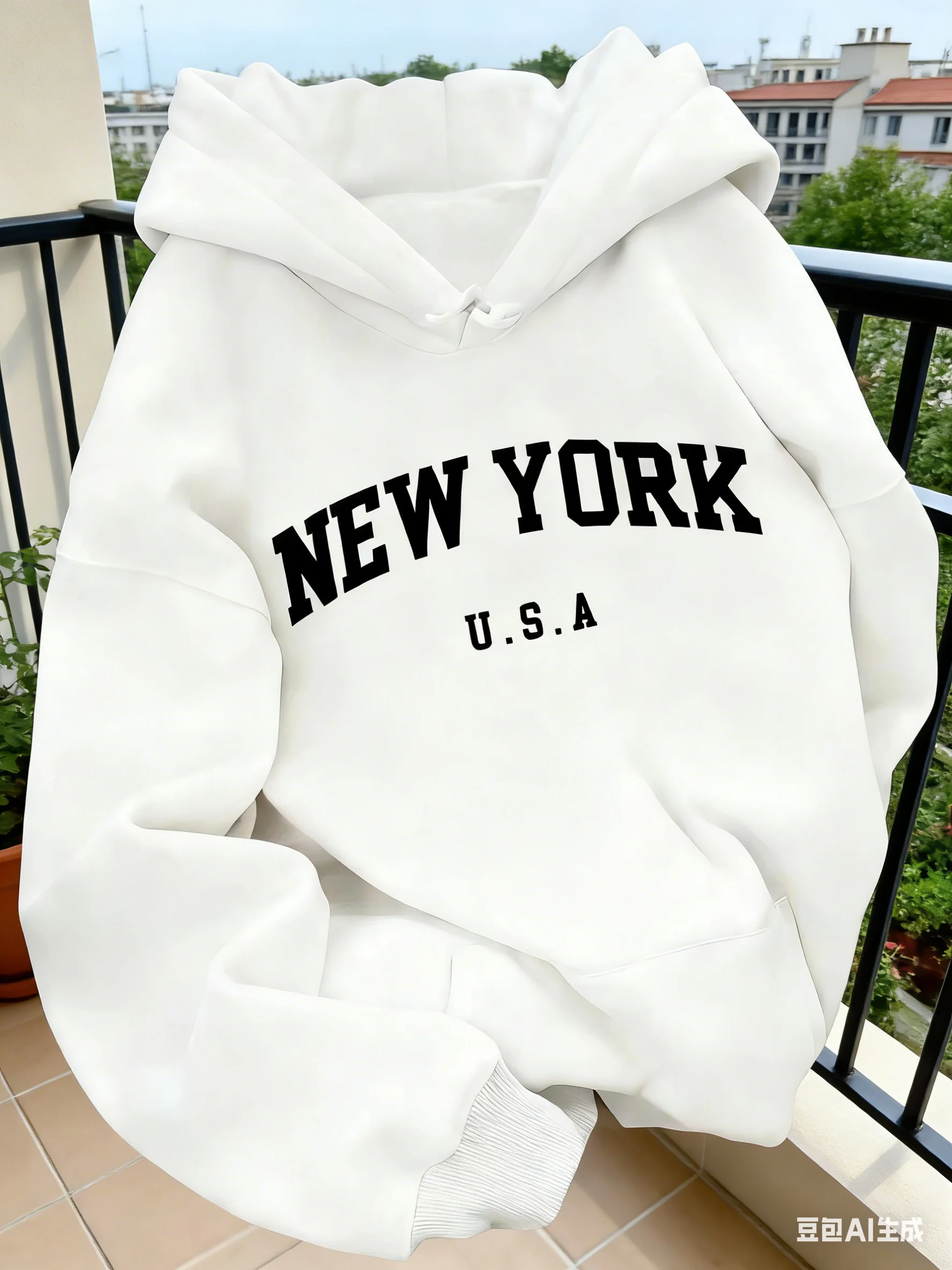 เสื้อฮู้ดผู้หญิง สไตล์ลำลอง ตั - High Street Fashion New York บทวิจารณ์และราคา