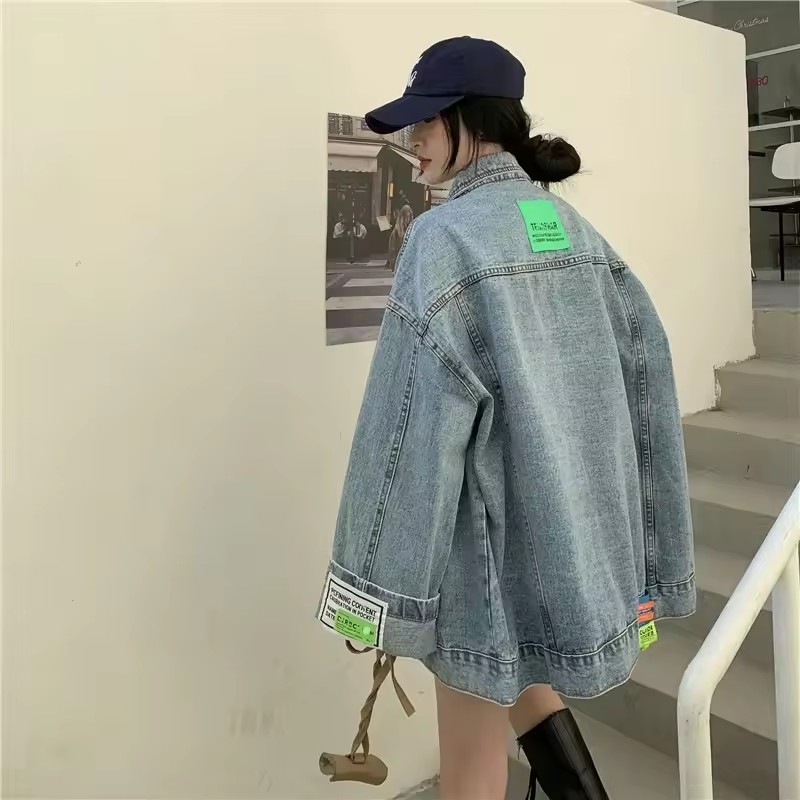 2025 ใหม่แฟชั่น DENIM แจ็คเก็ต - Street Fashion Jeans Women บทวิจารณ์และราคา