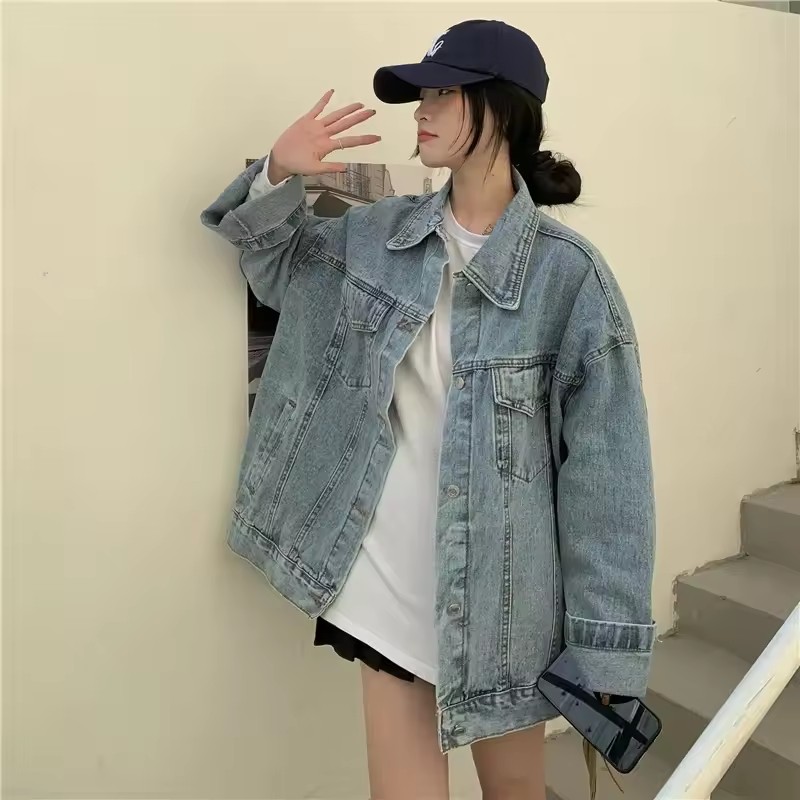2025 ใหม่แฟชั่น DENIM แจ็คเก็ต - Street Fashion Jeans Women บทวิจารณ์และราคา