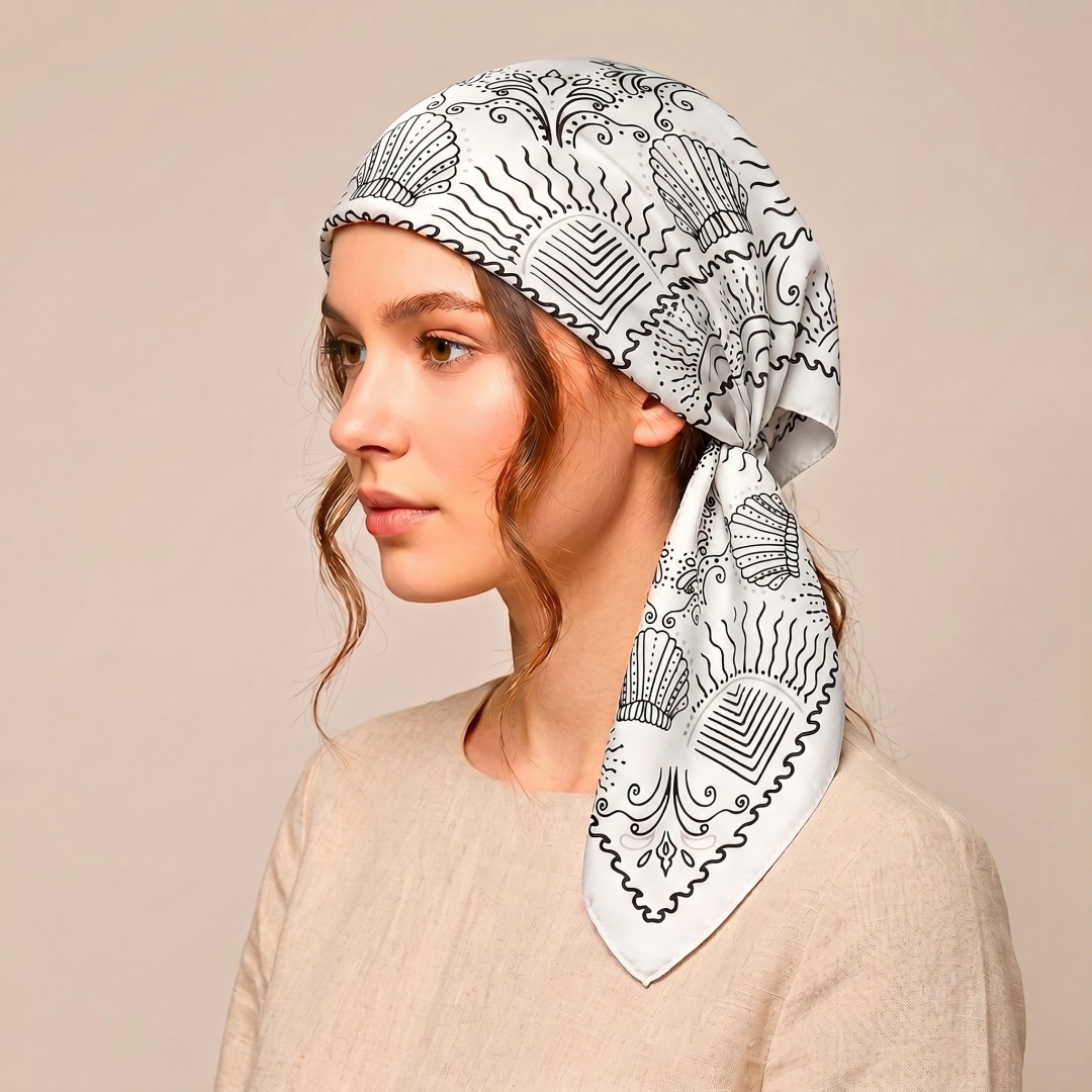 ผ้าพันคอผู้หญิง ฮิญาบ ผ้าคลุมศ - Street Fashion Hijab บทวิจารณ์และราคา