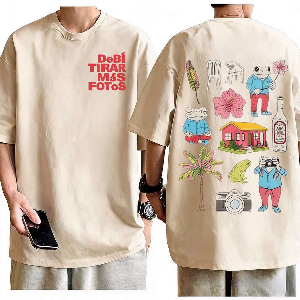 แร็ปเปอร์แบดบันนี่เสื้อยืดเดบี - Foto Street Fashion บทวิจารณ์และราคา