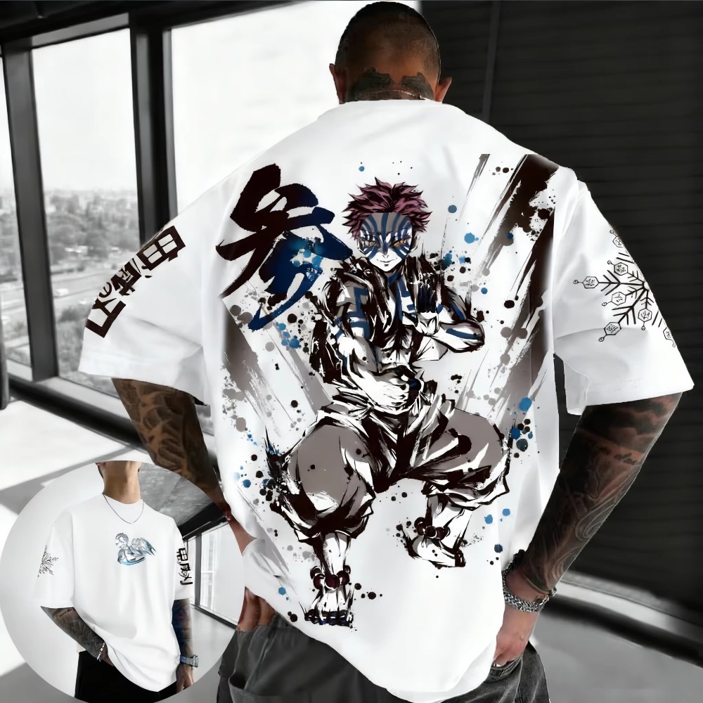 เสื้อยืดลายอนิเมะ Demon Slayer - Street Fashion In Japan บทวิจารณ์และราคา