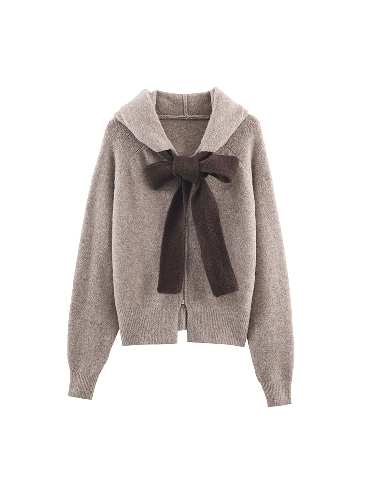 เสื้อแจ็คเก็ตผู้หญิงถักนิตติ้ง - Street Fashion Winter 2025 บทวิจารณ์และราคา