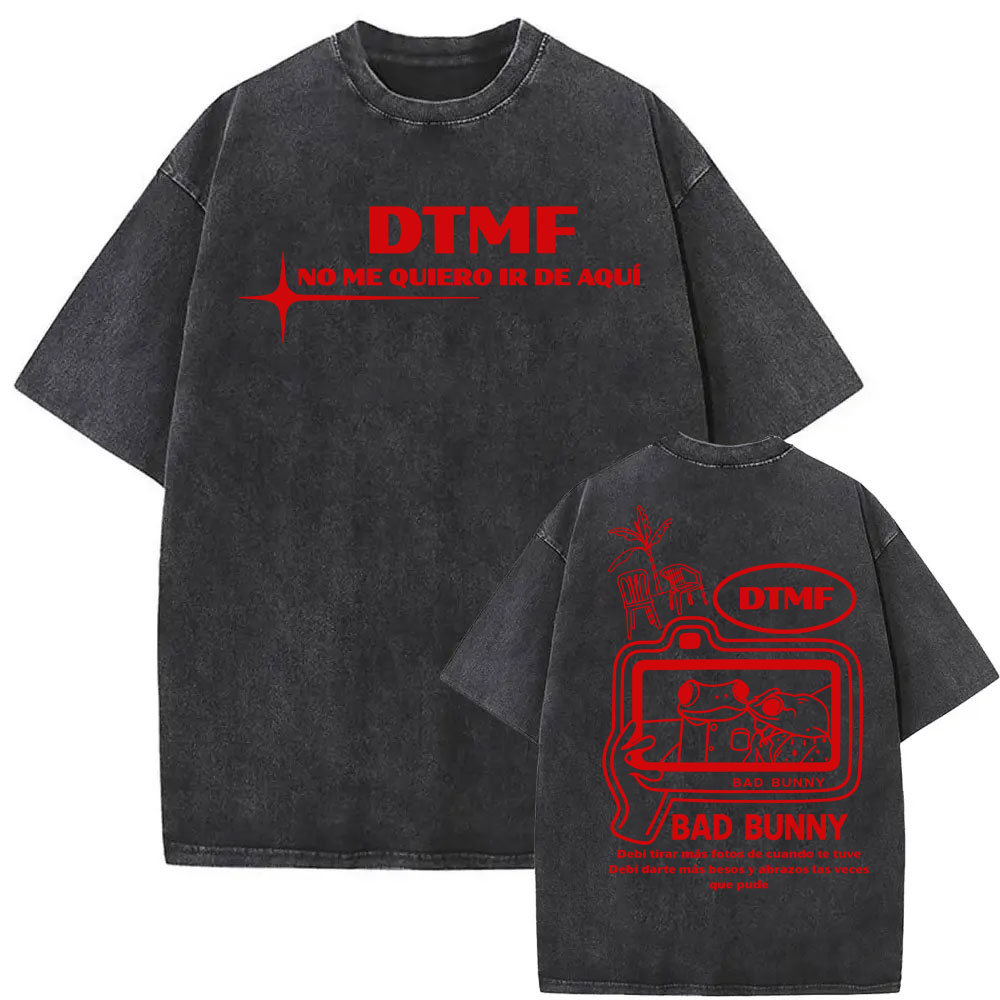 เสื้อยืดลายปกอัลบั้ม Bad Bunny - Foto Street Fashion บทวิจารณ์และราคา
