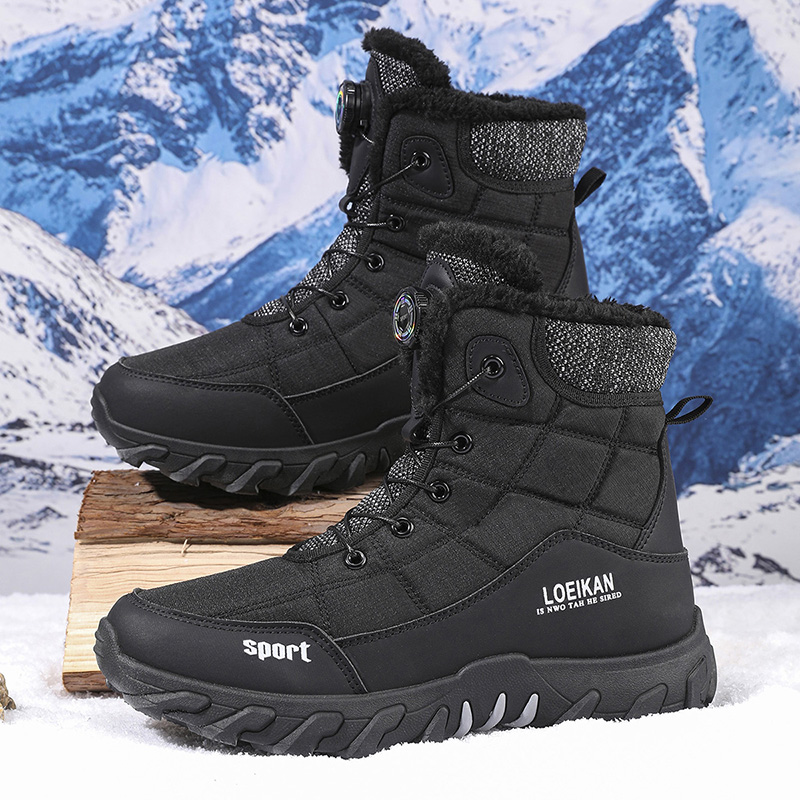รองเท้าบูทหิมะบุขนหนานุ่มสบายส - Street Fashion Winter 2025 บทวิจารณ์และราคา