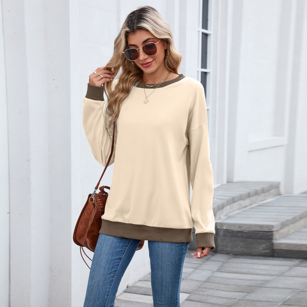 เสื้อสเวตเชิ้ตแฟชั่นผู้หญิง ทร - Oversized Crewneck Fleece บทวิจารณ์และราคา