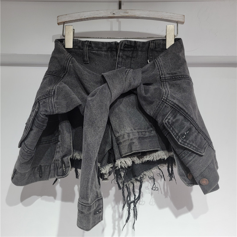 กางเกงยีนส์ขาสั้นผู้หญิง วินเท - Street Fashion Jeans Women บทวิจารณ์และราคา