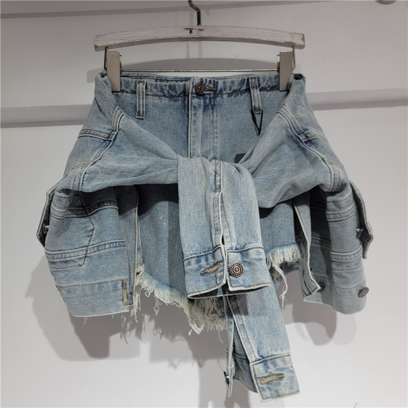 กางเกงยีนส์ขาสั้นผู้หญิง วินเท - Street Fashion Jeans Women บทวิจารณ์และราคา
