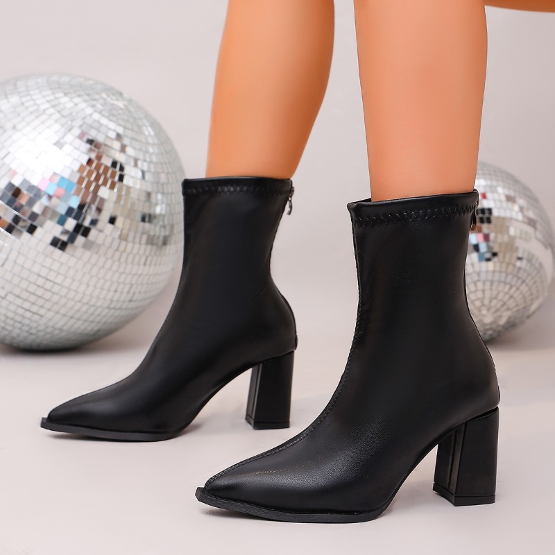 รองเท้าบูทผู้หญิงคุณภาพสูงแบบใ - Street Fashion Walking บทวิจารณ์และราคา