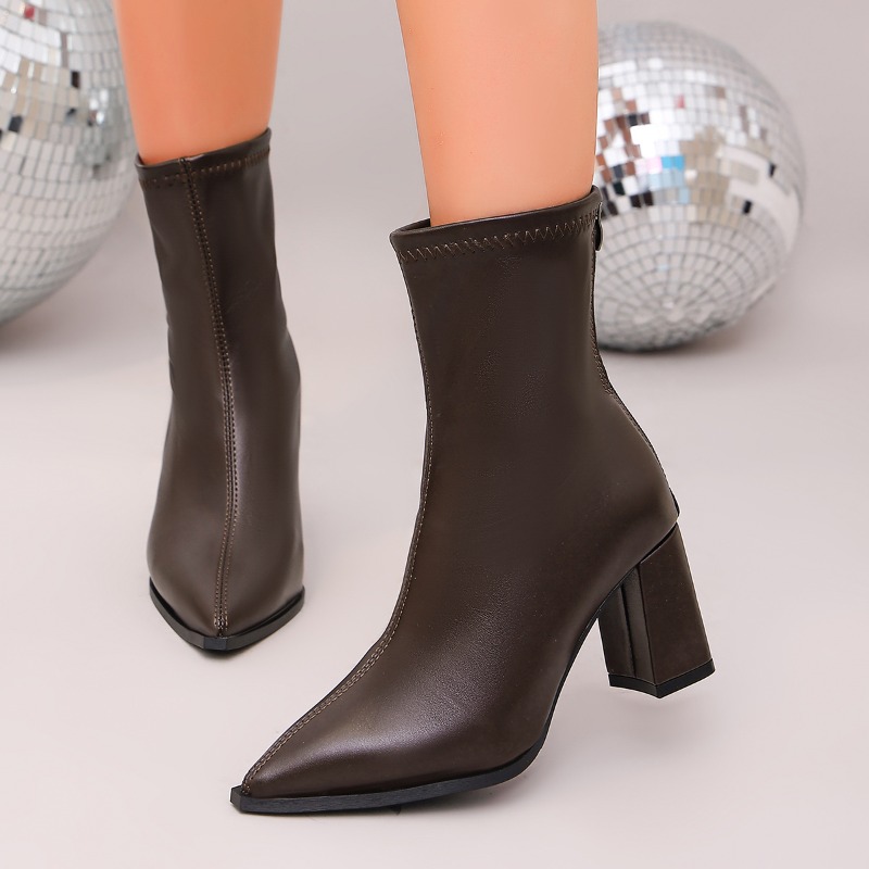 รองเท้าบูทผู้หญิงคุณภาพสูงแบบใ - Street Fashion Walking บทวิจารณ์และราคา