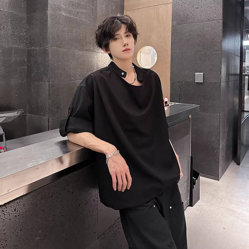WTHT แฟชั่น 2026 เสื้อยืดผู้ชา - Street Fashion Taiwan บทวิจารณ์และราคา
