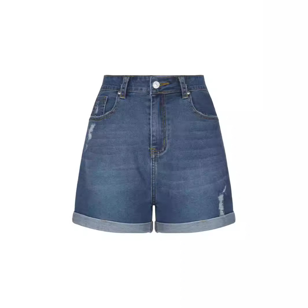 กางเกงขาสั้นกางเกงยีนส์ผู้หญิง - Street Fashion Jeans Women บทวิจารณ์และราคา