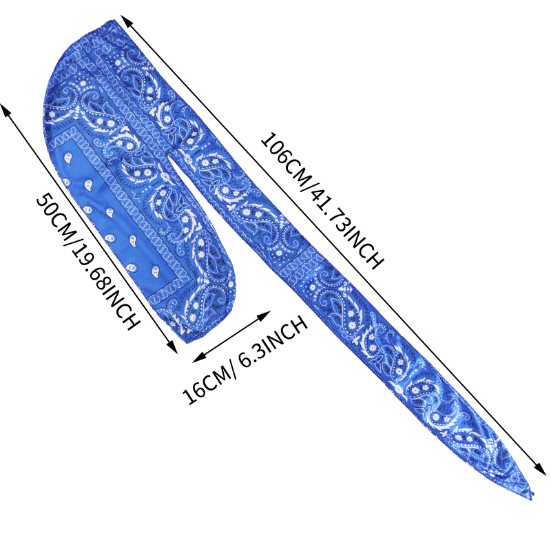 Amoeba พิมพ์ Silky Durag Banda - Street Fashion Hijab บทวิจารณ์และราคา