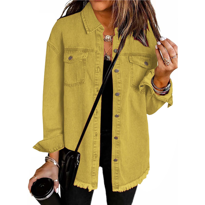 เสื้อแจ็คเก็ตยีนส์ผู้หญิงแบบซั - Street Fashion Europe บทวิจารณ์และราคา