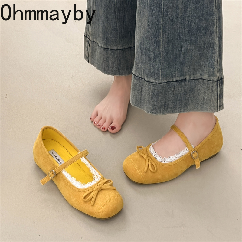รองเท้าส้นเตี้ยแบบแมรี่เจนสำหร - Street Fashion Lady บทวิจารณ์และราคา
