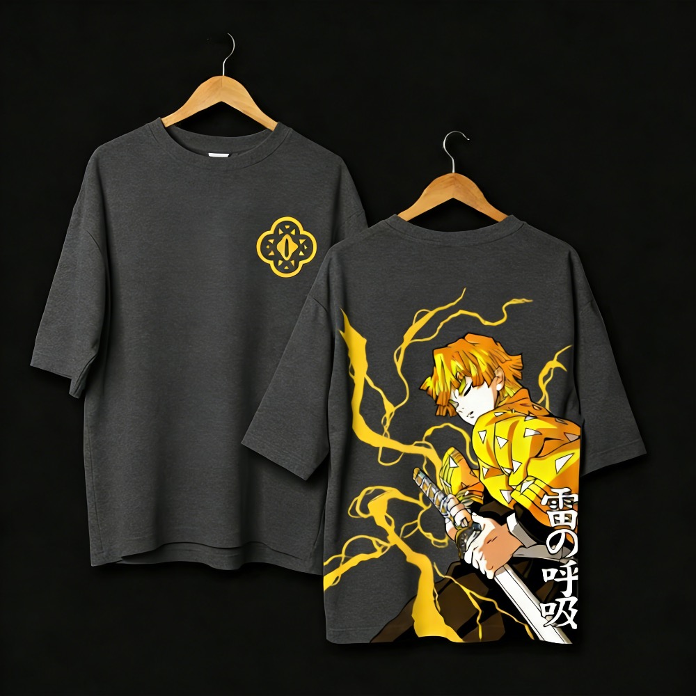 เสื้อยืดลายอนิเมะ Demon Slayer - Street Fashion In Japan บทวิจารณ์และราคา