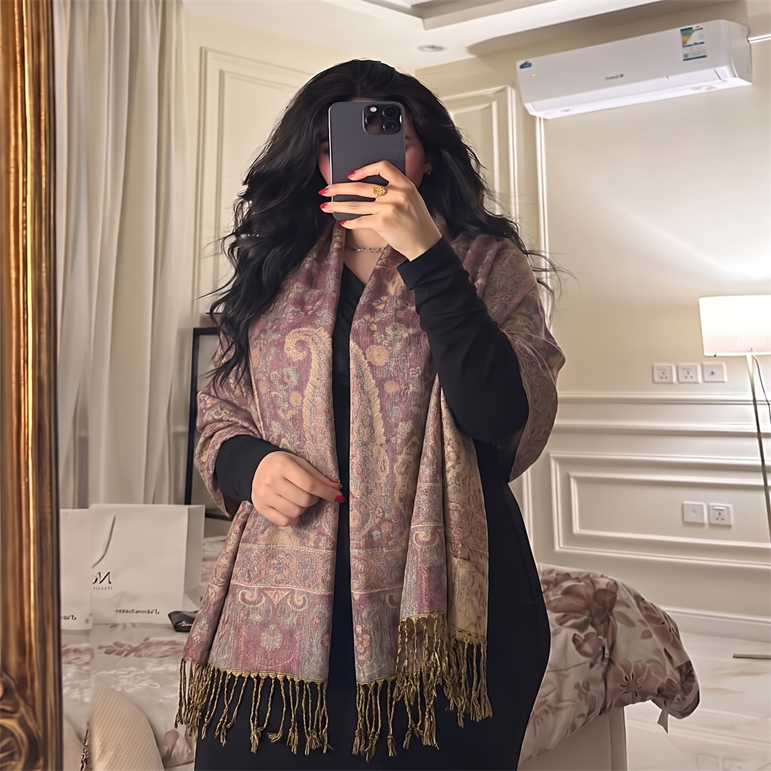 ผ้าคลุมไหล่ลายดอกไม้พิมพ์ลายเพ - Street Fashion Hijab บทวิจารณ์และราคา